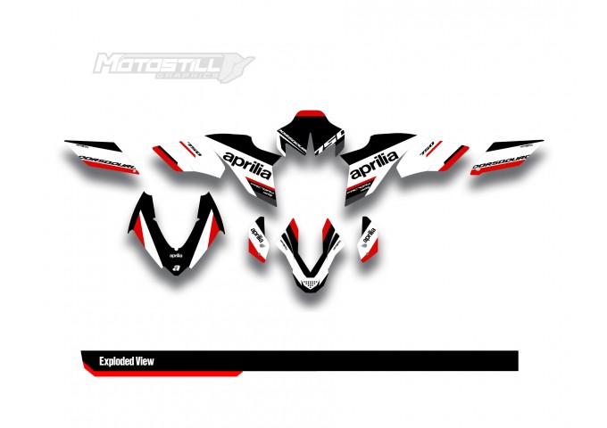 APRILIA DORSODURO 750 GRAPHIC SET - DECAL KIT