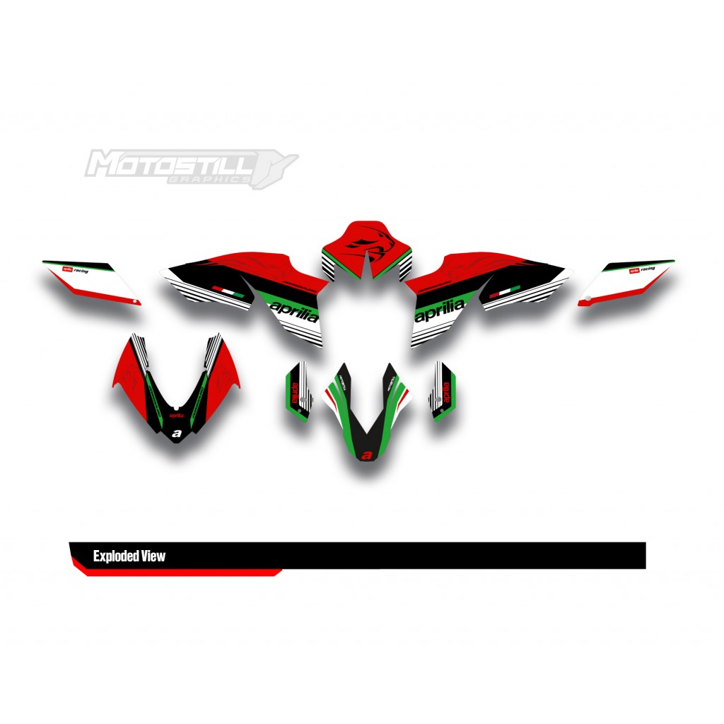 APRILIA DORSODURO 750 GRAPHIC SET - DECAL KIT