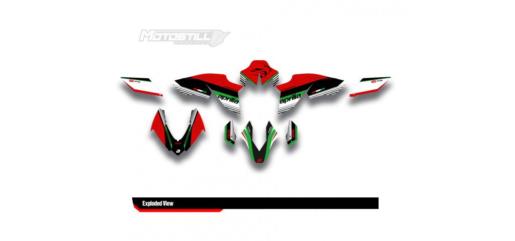 APRILIA DORSODURO 750 GRAPHIC SET - DECAL KIT