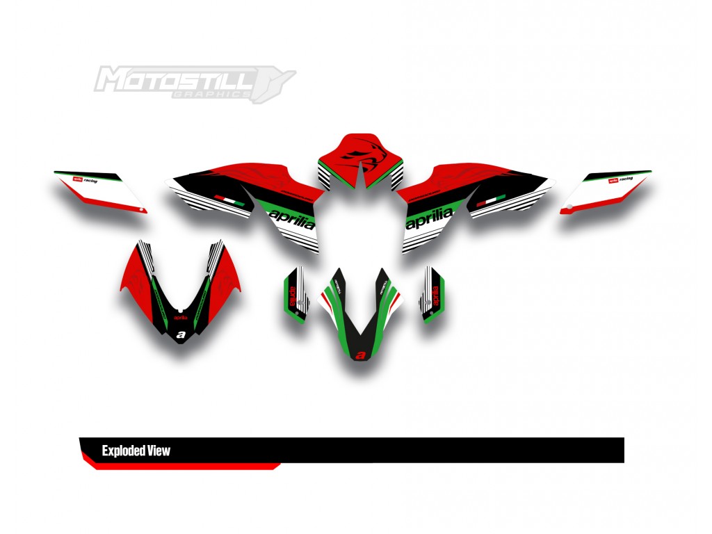 APRILIA DORSODURO 750 GRAPHIC SET - DECAL KIT
