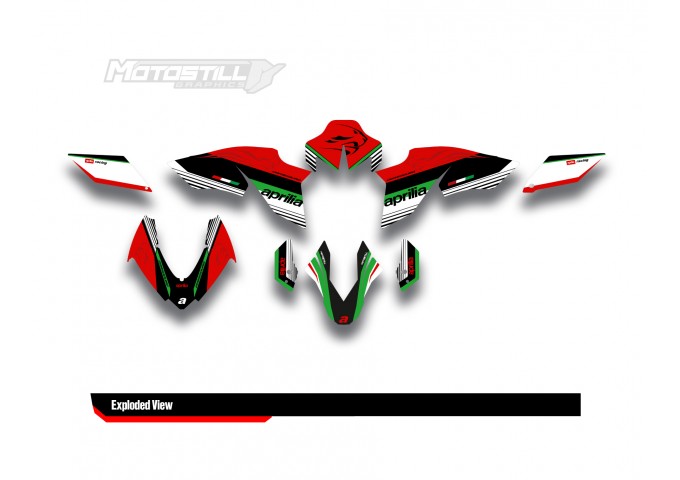 APRILIA DORSODURO 750 GRAPHIC SET - DECAL KIT