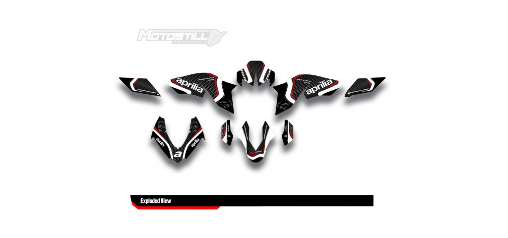 APRILIA DORSODURO 750 GRAPHIC SET - DECAL KIT
