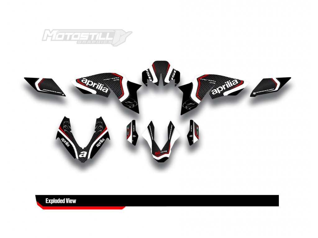 APRILIA DORSODURO 750 GRAPHIC SET - DECAL KIT