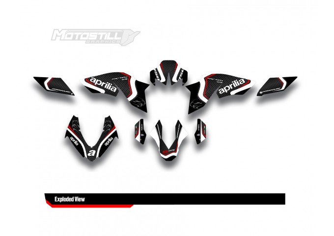 APRILIA DORSODURO 750 GRAPHIC SET - DECAL KIT