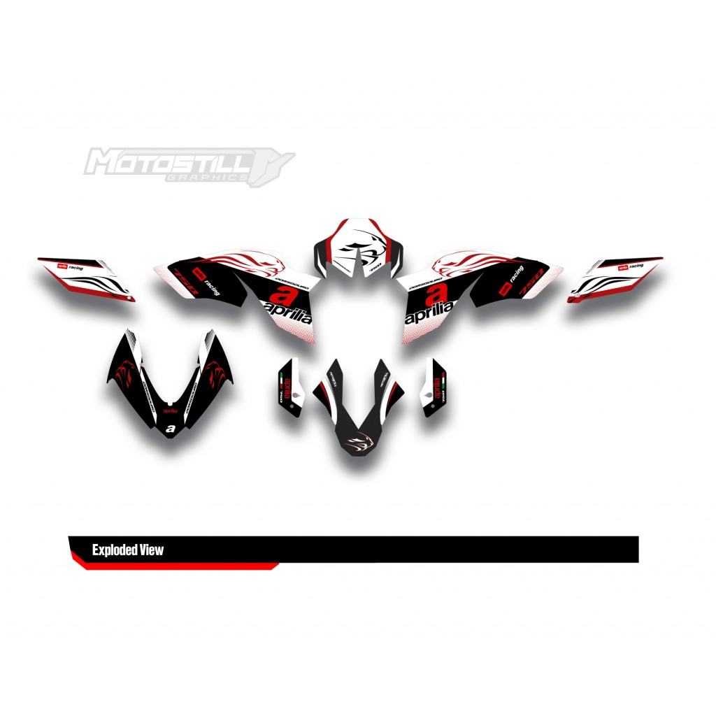 APRILIA DORSODURO 750 GRAPHIC SET - DECAL KIT