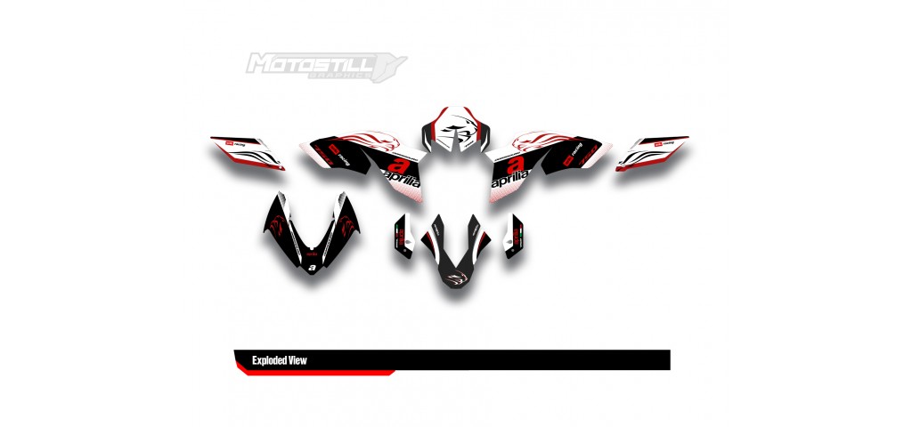 APRILIA DORSODURO 750 GRAPHIC SET - DECAL KIT