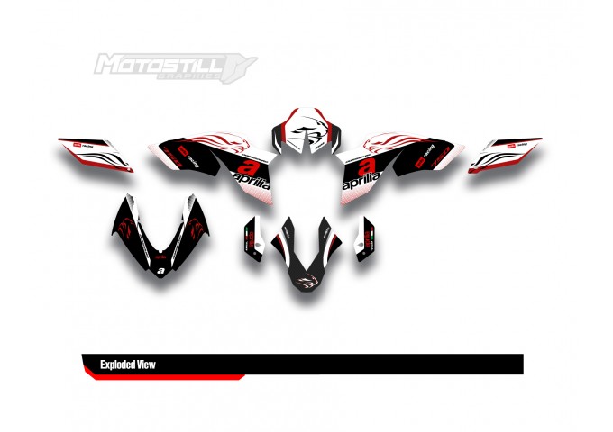 APRILIA DORSODURO 750 GRAPHIC SET - DECAL KIT