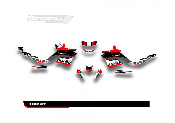 APRILIA TUAREG 660 GRAPHIC SET - DECAL KIT
