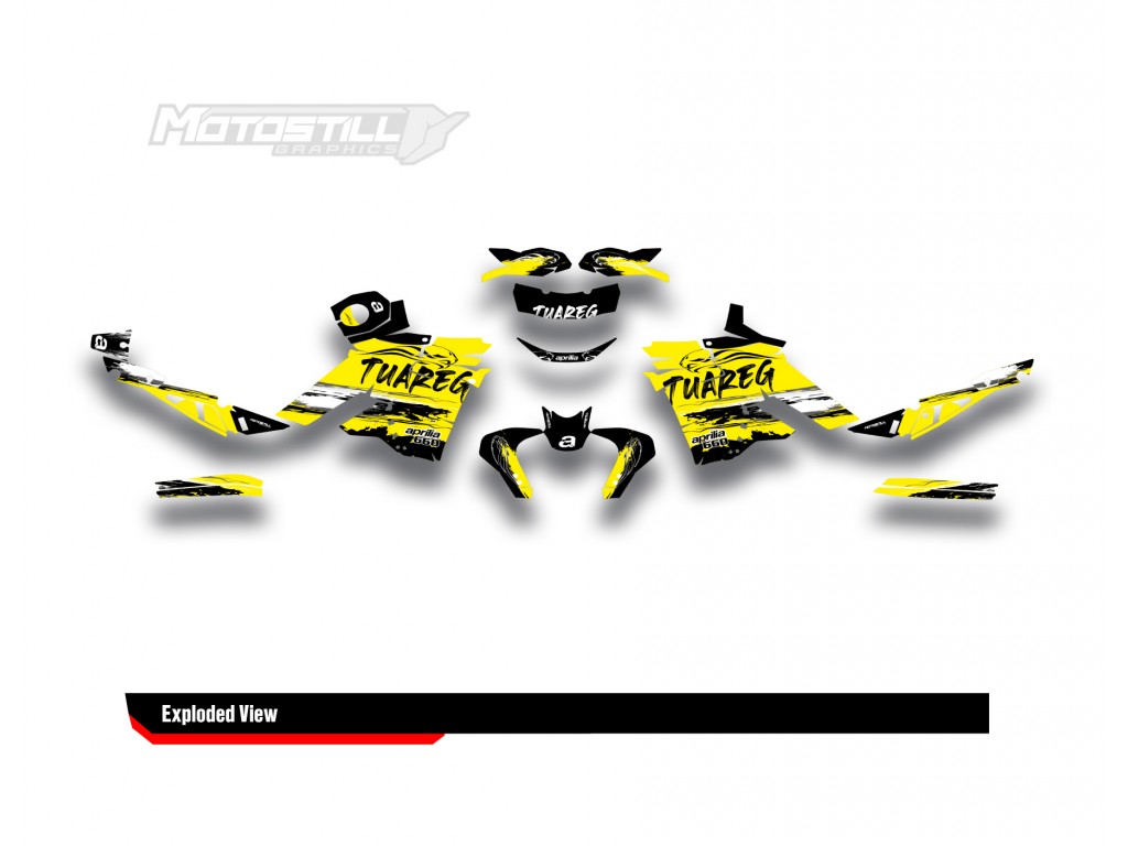 APRILIA TUAREG 660 GRAPHIC SET - DECAL KIT