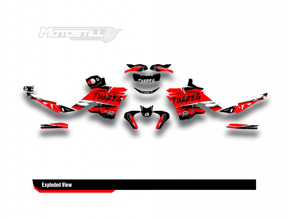 APRILIA TUAREG 660 GRAPHIC SET - DECAL KIT