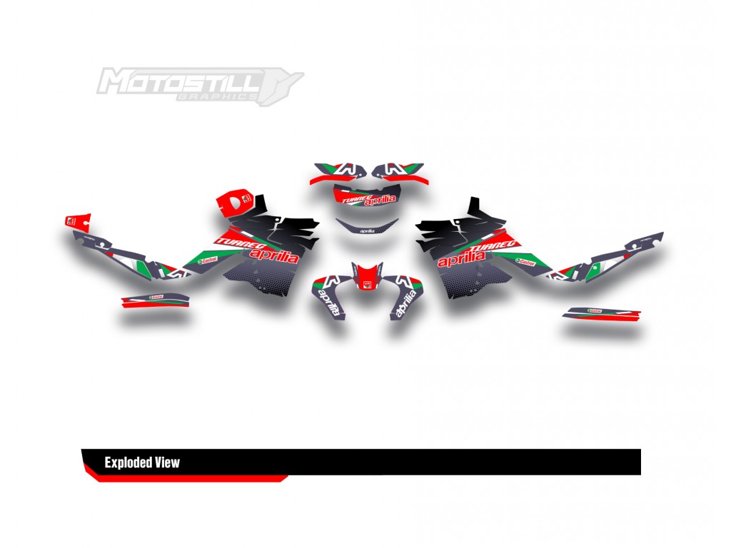 APRILIA TUAREG 660 GRAPHIC SET - DECAL KIT