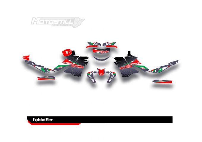 APRILIA TUAREG 660 GRAPHIC SET - DECAL KIT