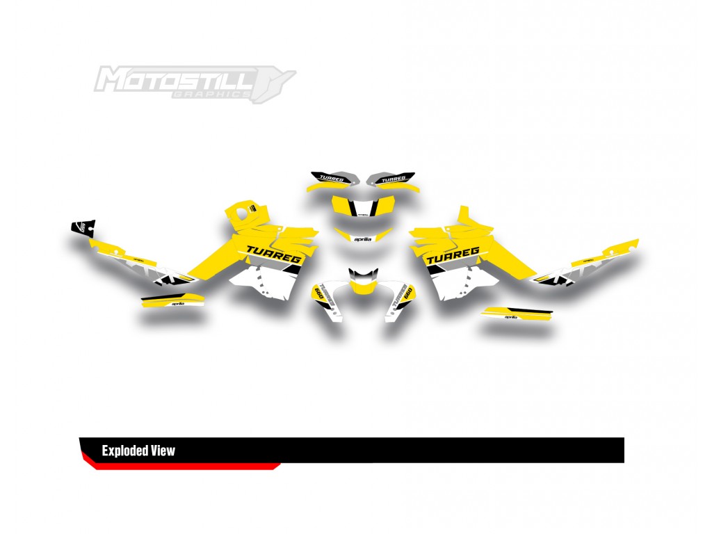 APRILIA TUAREG 660 GRAPHIC SET - DECAL KIT
