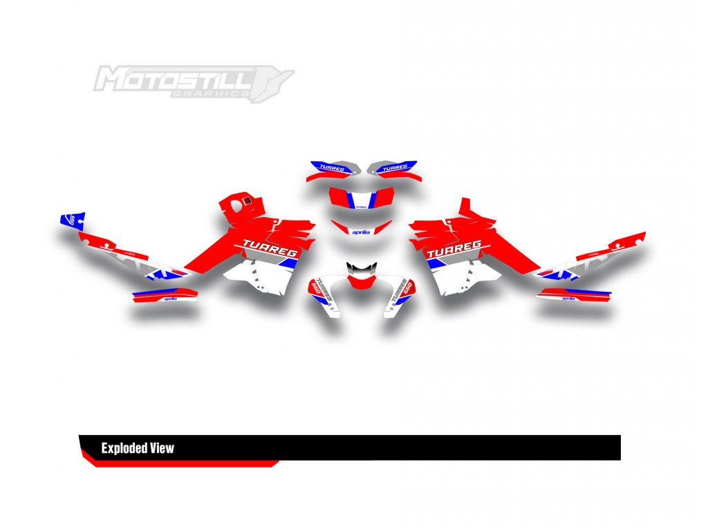 APRILIA TUAREG 660 GRAPHIC SET - DECAL KIT