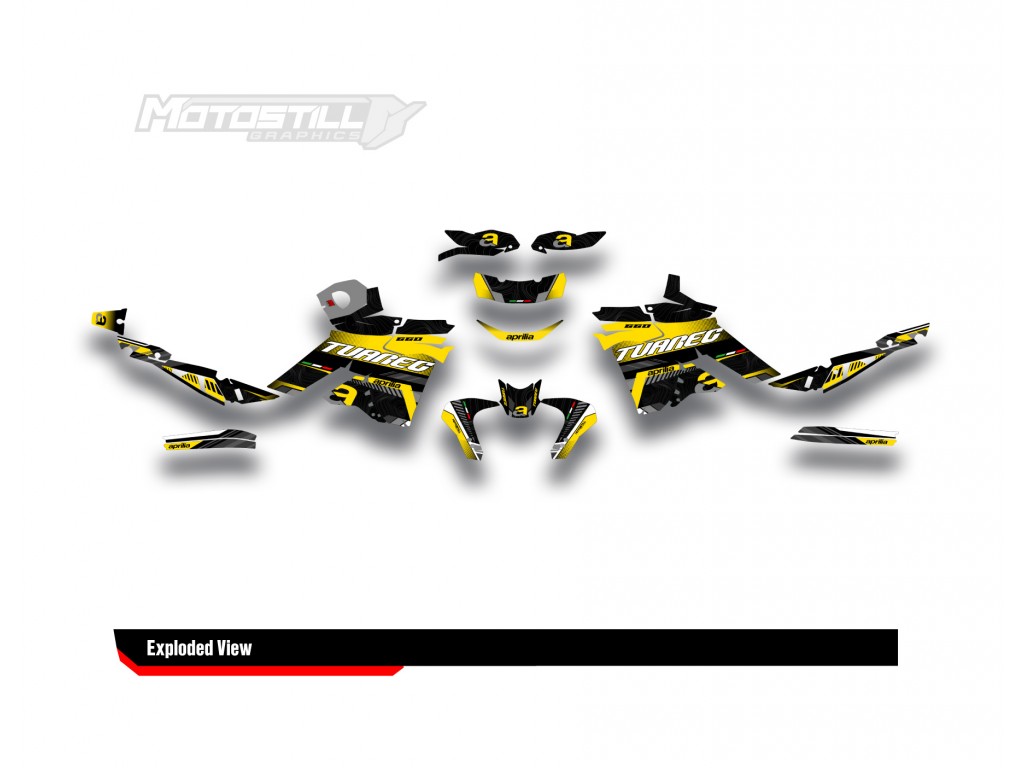 APRILIA TUAREG 660 GRAPHIC SET - DECAL KIT
