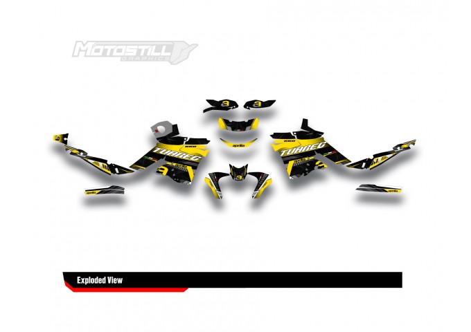 APRILIA TUAREG 660 GRAPHIC SET - DECAL KIT