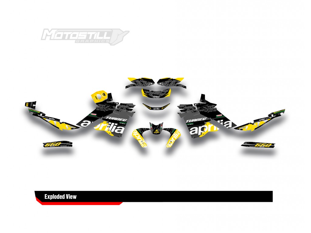 APRILIA TUAREG 660 GRAPHIC SET - DECAL KIT