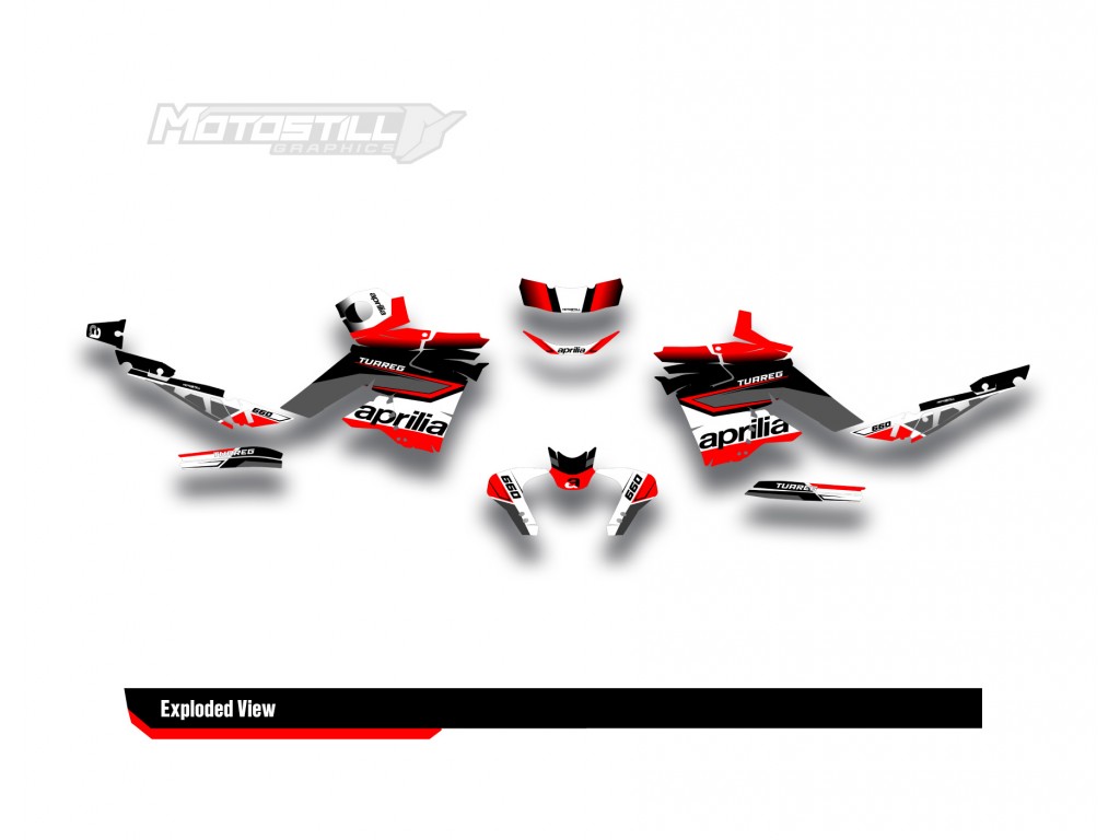APRILIA TUAREG 660 GRAPHIC SET - DECAL KIT