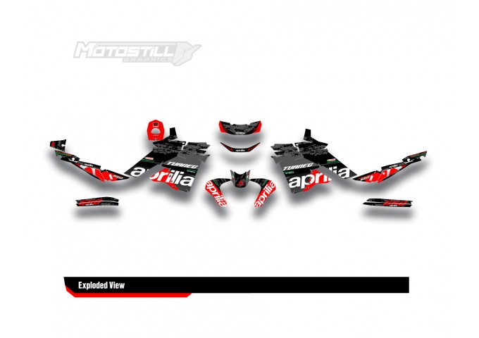 APRILIA TUAREG 660 GRAPHIC SET - DECAL KIT