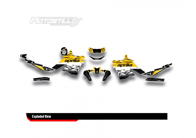 APRILIA TUAREG 660 GRAPHIC SET - DECAL KIT