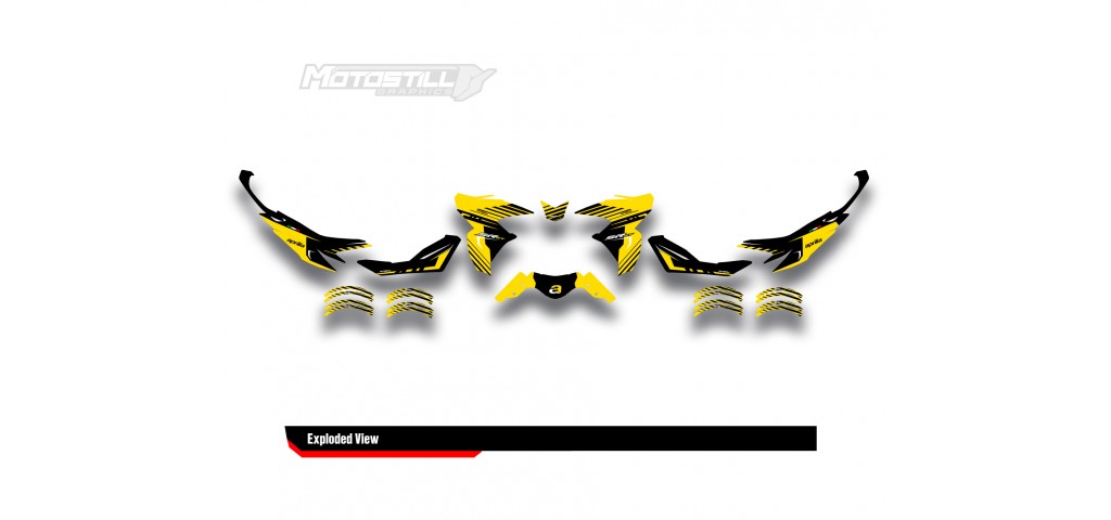 APRILIA SR GT 125-200 GRAPHIC SET - DECAL KIT