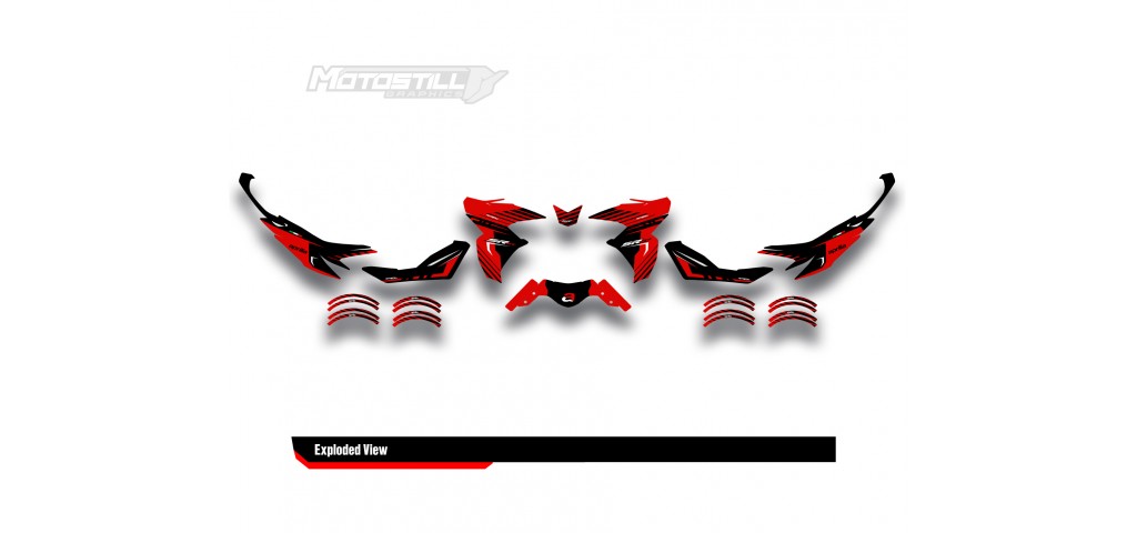 APRILIA SR GT 125-200 GRAPHIC SET - DECAL KIT