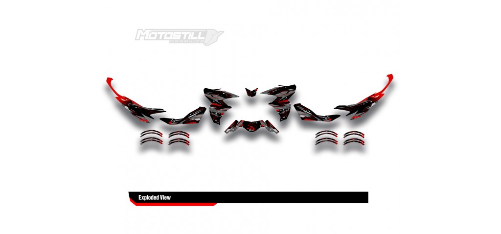 APRILIA SR GT 125-200 GRAPHIC SET - DECAL KIT