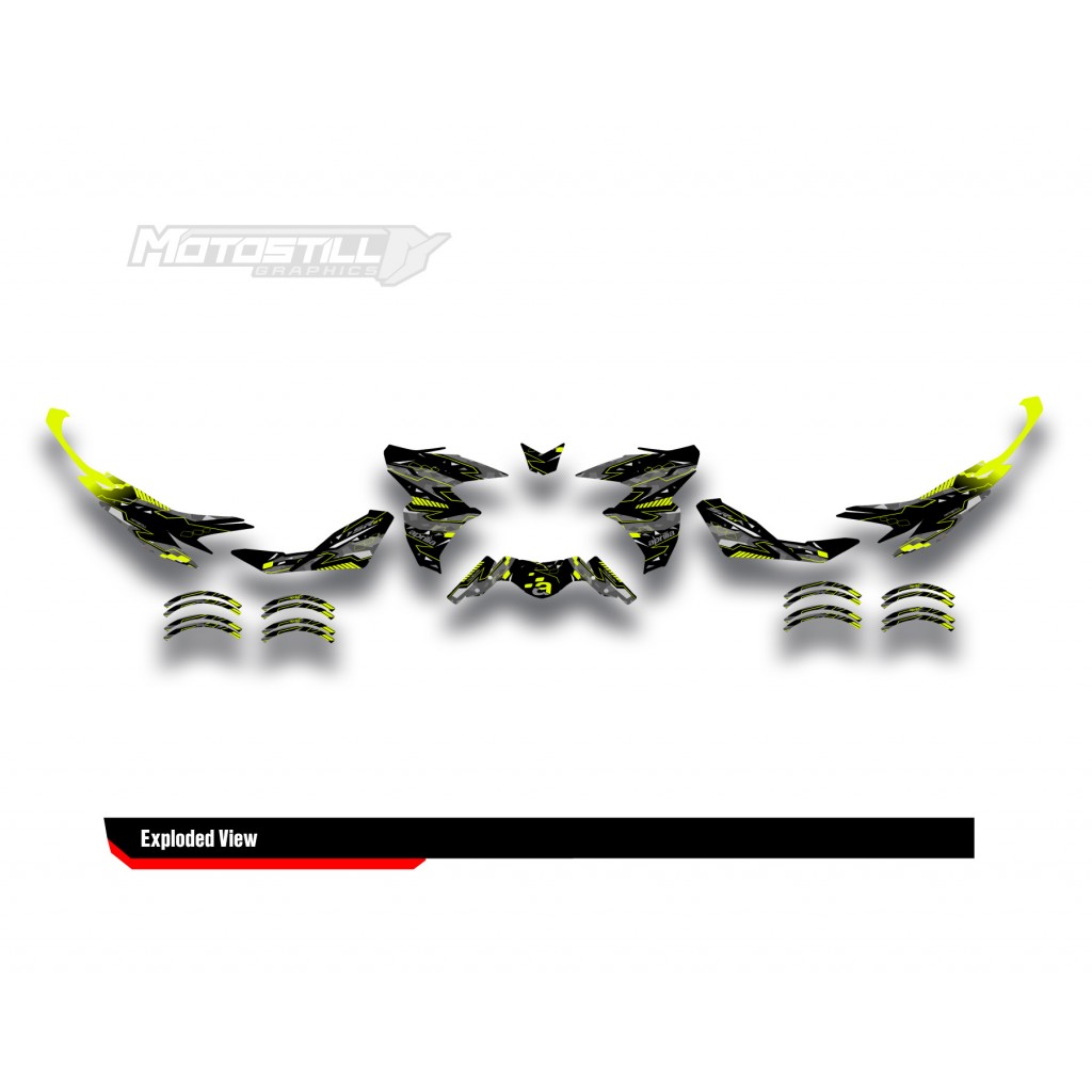 APRILIA SR GT 125-200 GRAPHIC SET - DECAL KIT