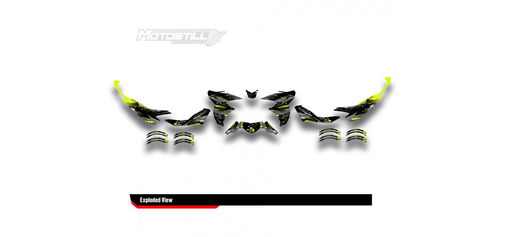 APRILIA SR GT 125-200 GRAPHIC SET - DECAL KIT