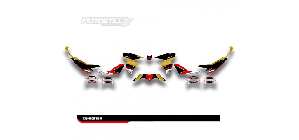 APRILIA SR GT 125-200 GRAPHIC SET - DECAL KIT