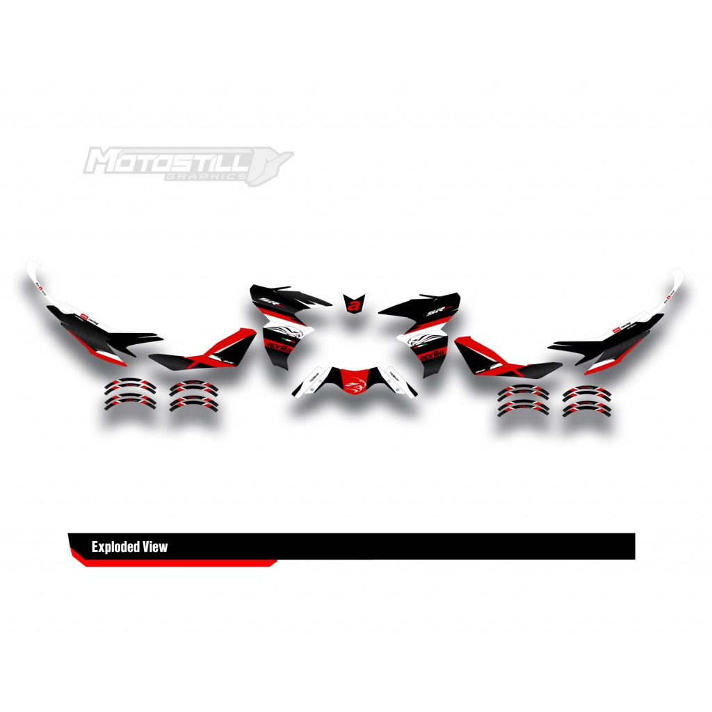 APRILIA SR GT 125-200 GRAPHIC SET - DECAL KIT