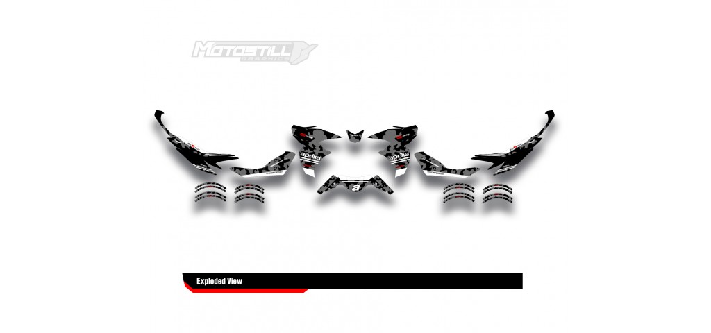 APRILIA SR GT 125-200 GRAPHIC SET - DECAL KIT