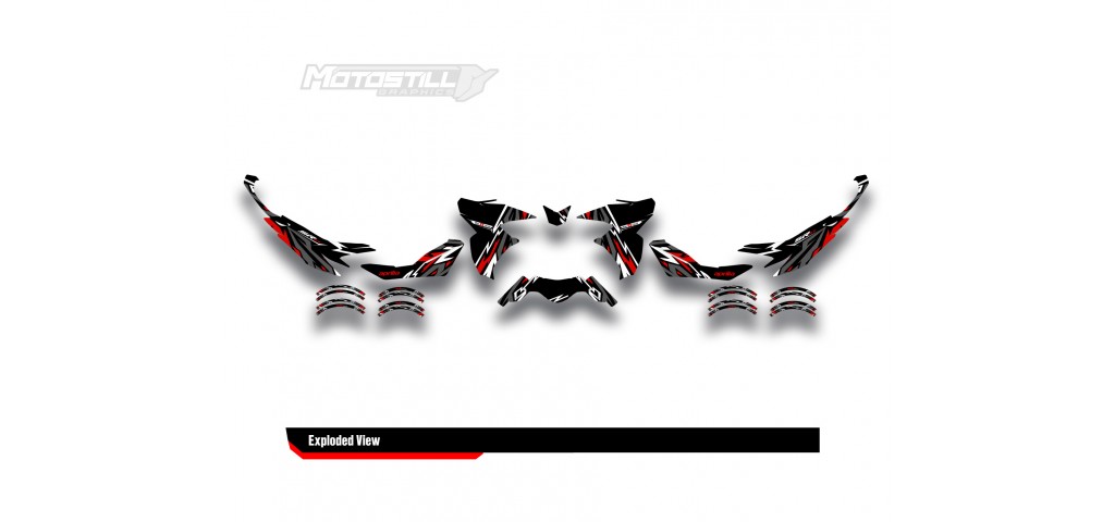 APRILIA SR GT 125-200 GRAPHIC SET - DECAL KIT