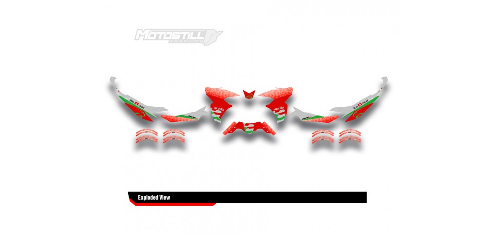 APRILIA SR GT 125-200 GRAPHIC SET - DECAL KIT