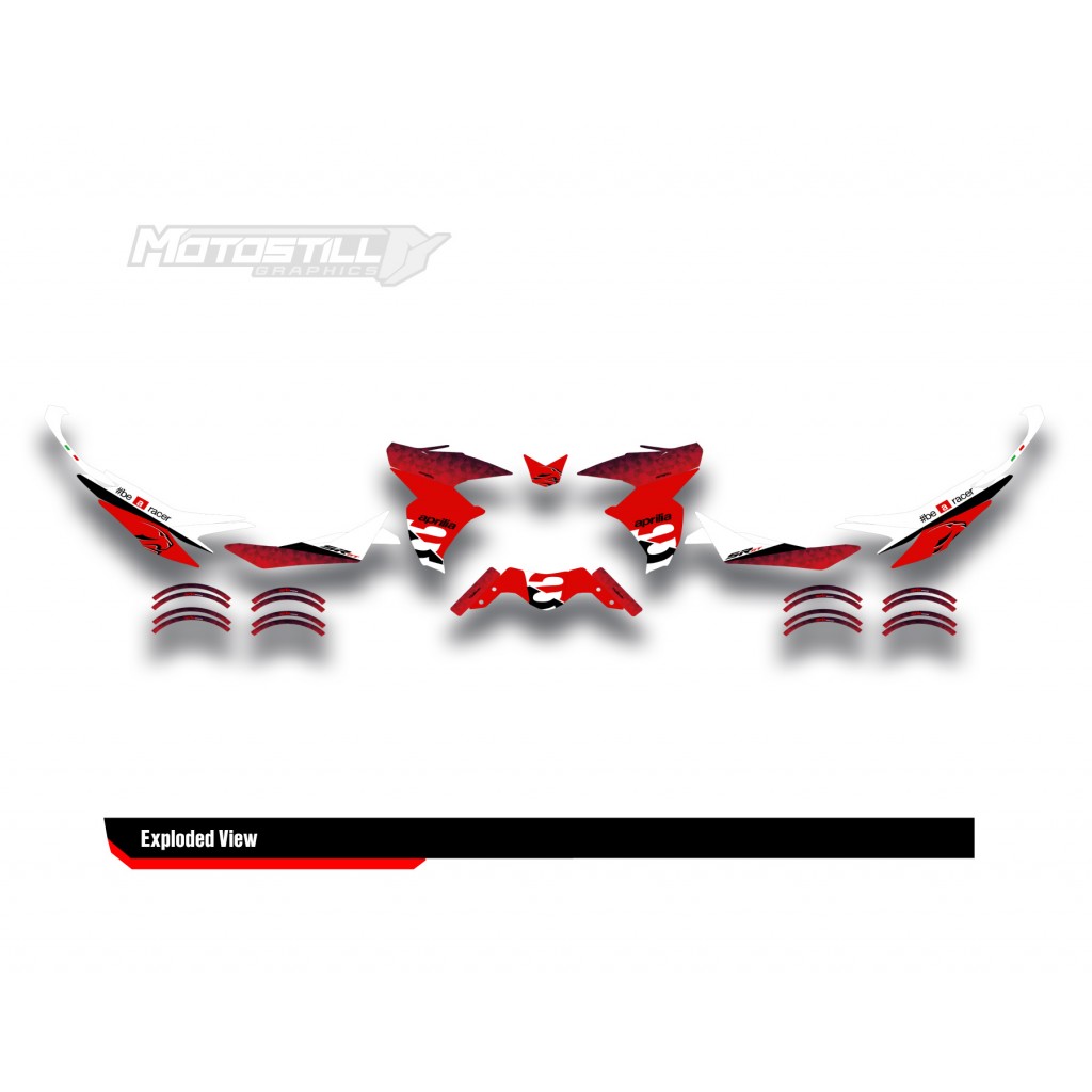 APRILIA SR GT 125-200 GRAPHIC SET - DECAL KIT