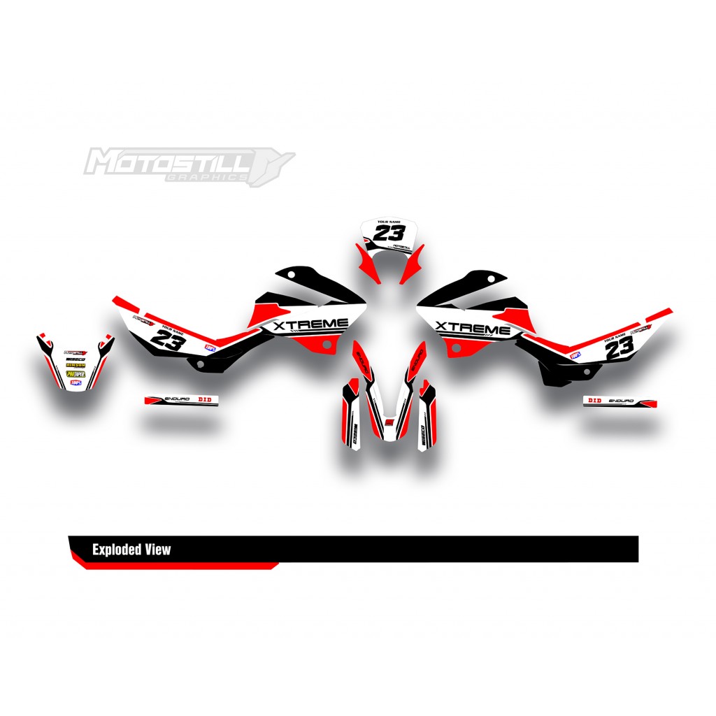 MONDIAL XTREME GRAPHIC SET / DECAL KIT