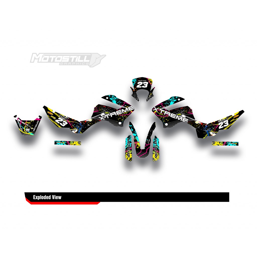 MONDIAL XTREME GRAPHIC SET / DECAL KIT