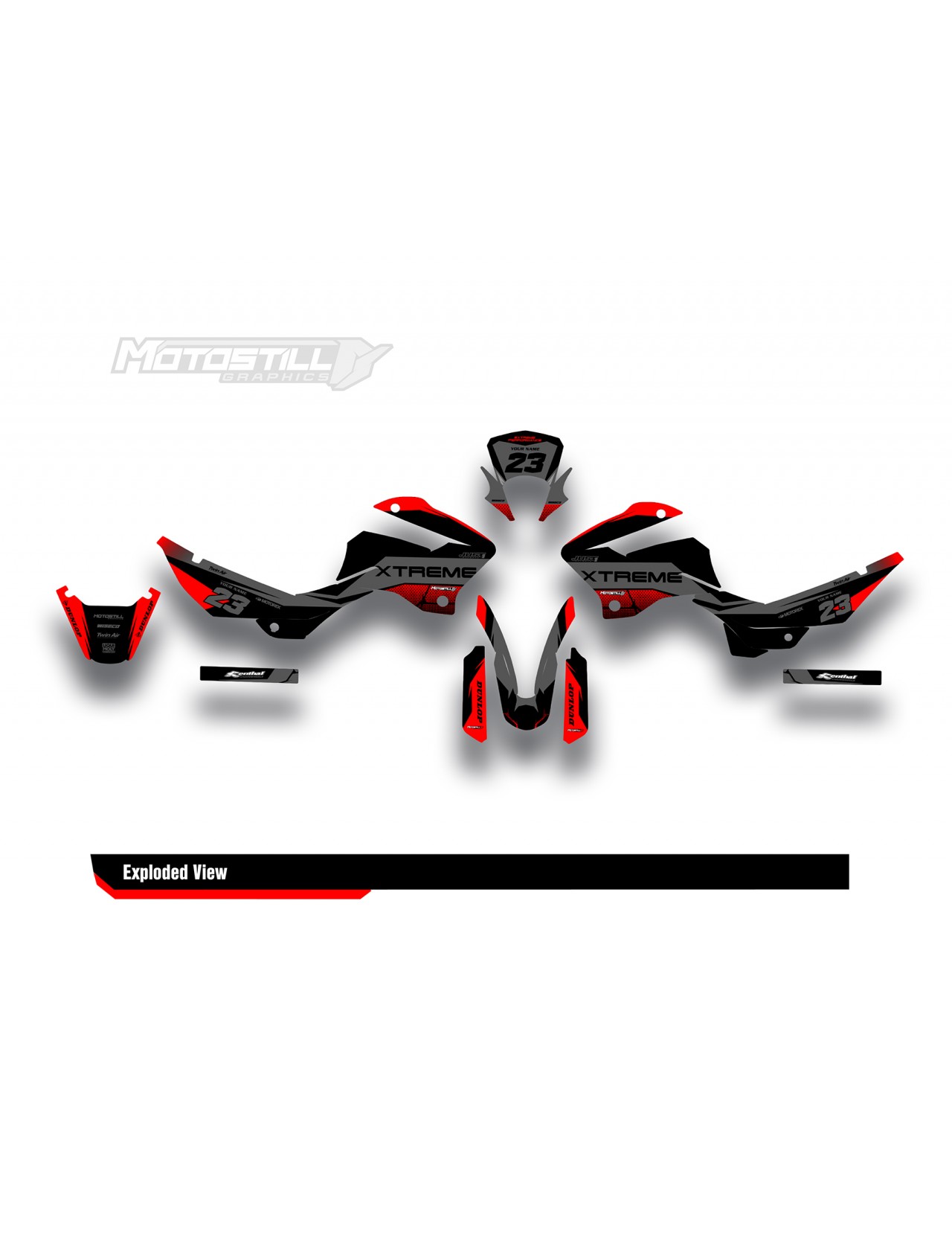 MONDIAL XTREME GRAPHIC KIT | MONDIAL XTREME STICKER SET | MONDIAL ...