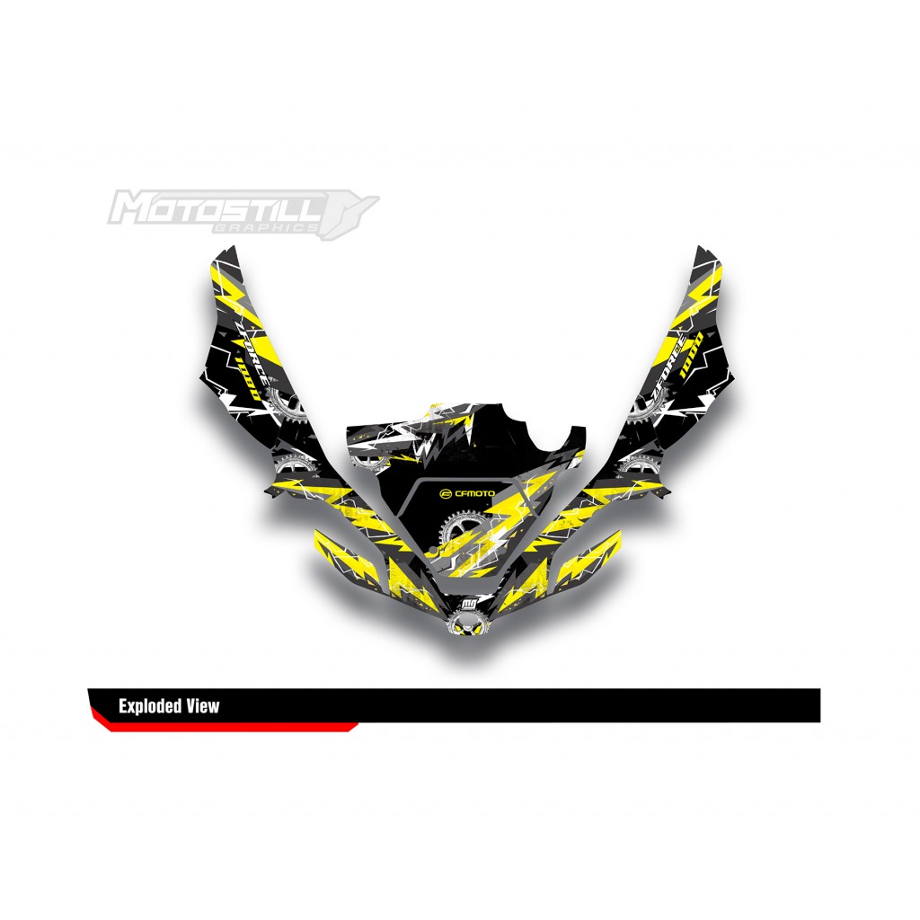 CF MOTO - ZFORCE 1000 GRAPHIC SET - DECAL KIT