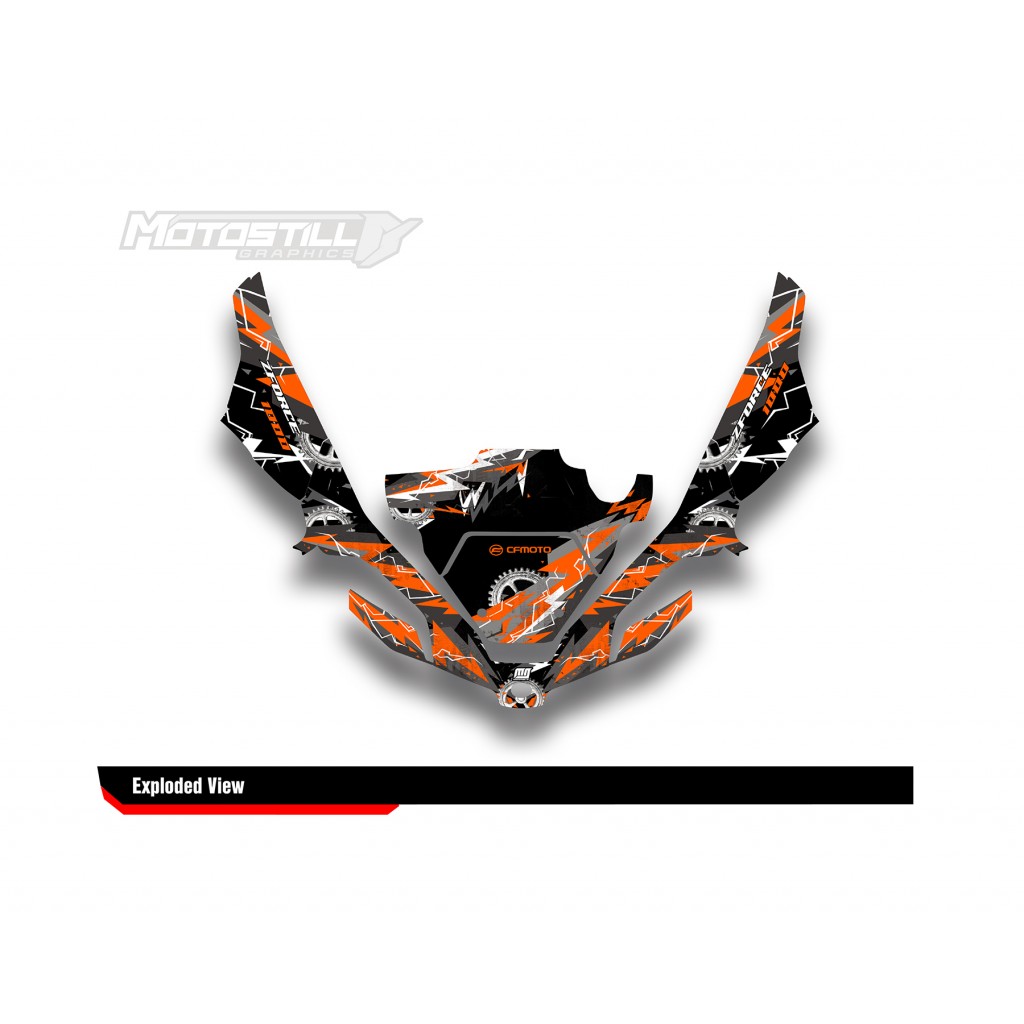 CF MOTO - ZFORCE 1000 GRAPHIC SET - DECAL KIT