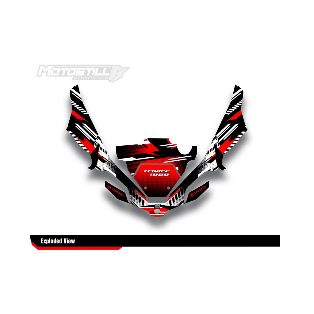 CF MOTO - ZFORCE 1000 GRAPHIC SET - DECAL KIT