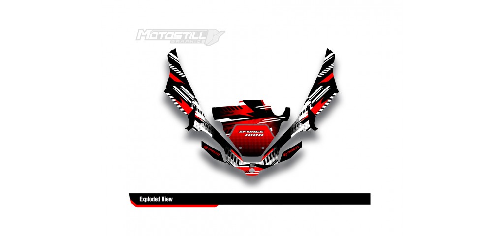 CF MOTO - ZFORCE 1000 GRAPHIC SET - DECAL KIT