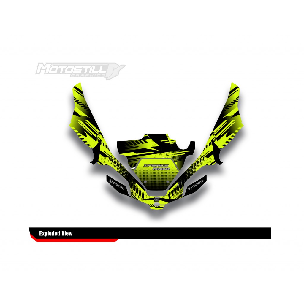CF MOTO - ZFORCE 1000 GRAPHIC SET - DECAL KIT