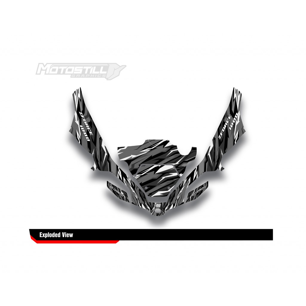 CF MOTO - ZFORCE 1000 GRAPHIC SET - DECAL KIT