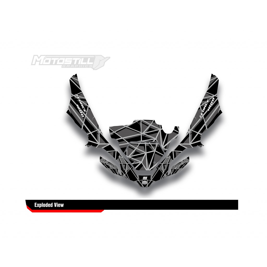 CF MOTO - ZFORCE 1000 GRAPHIC SET - DECAL KIT