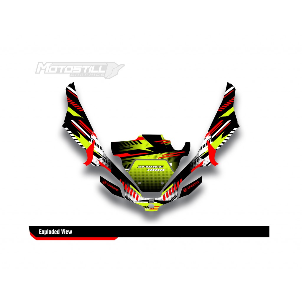 CF MOTO - ZFORCE 1000 GRAPHIC SET - DECAL KIT
