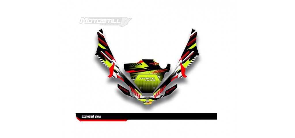 CF MOTO - ZFORCE 1000 GRAPHIC SET - DECAL KIT