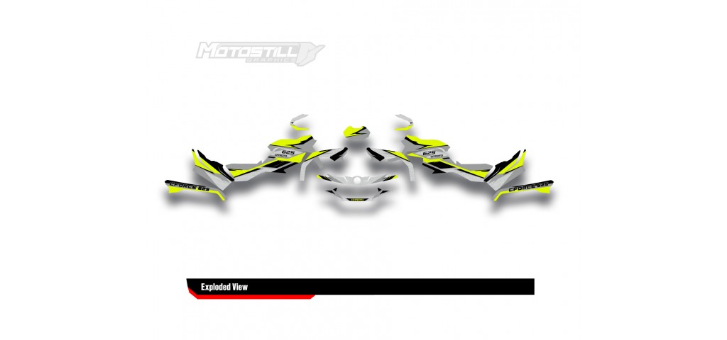 CF MOTO - CFORCE 625 GRAPHIC SET - DECAL KIT