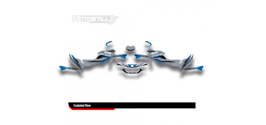 CF MOTO - CFORCE 625 GRAPHIC SET - DECAL KIT
