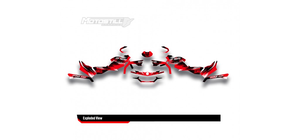 CF MOTO - CFORCE 625 GRAPHIC SET - DECAL KIT